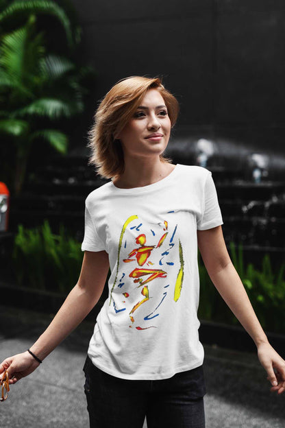 Silhouettes Woman T-shirt Tonnhero By Henri Ibara