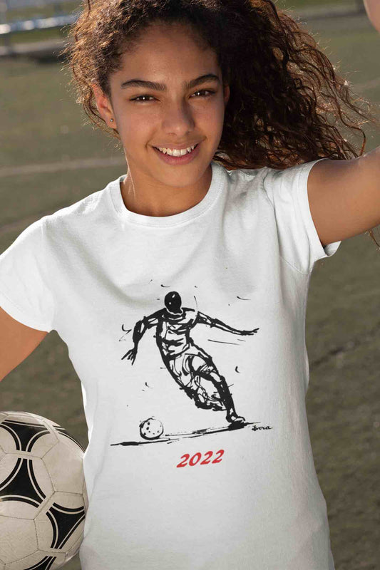 Soccer Five T-shirt Tonnhero By Henri Ibara